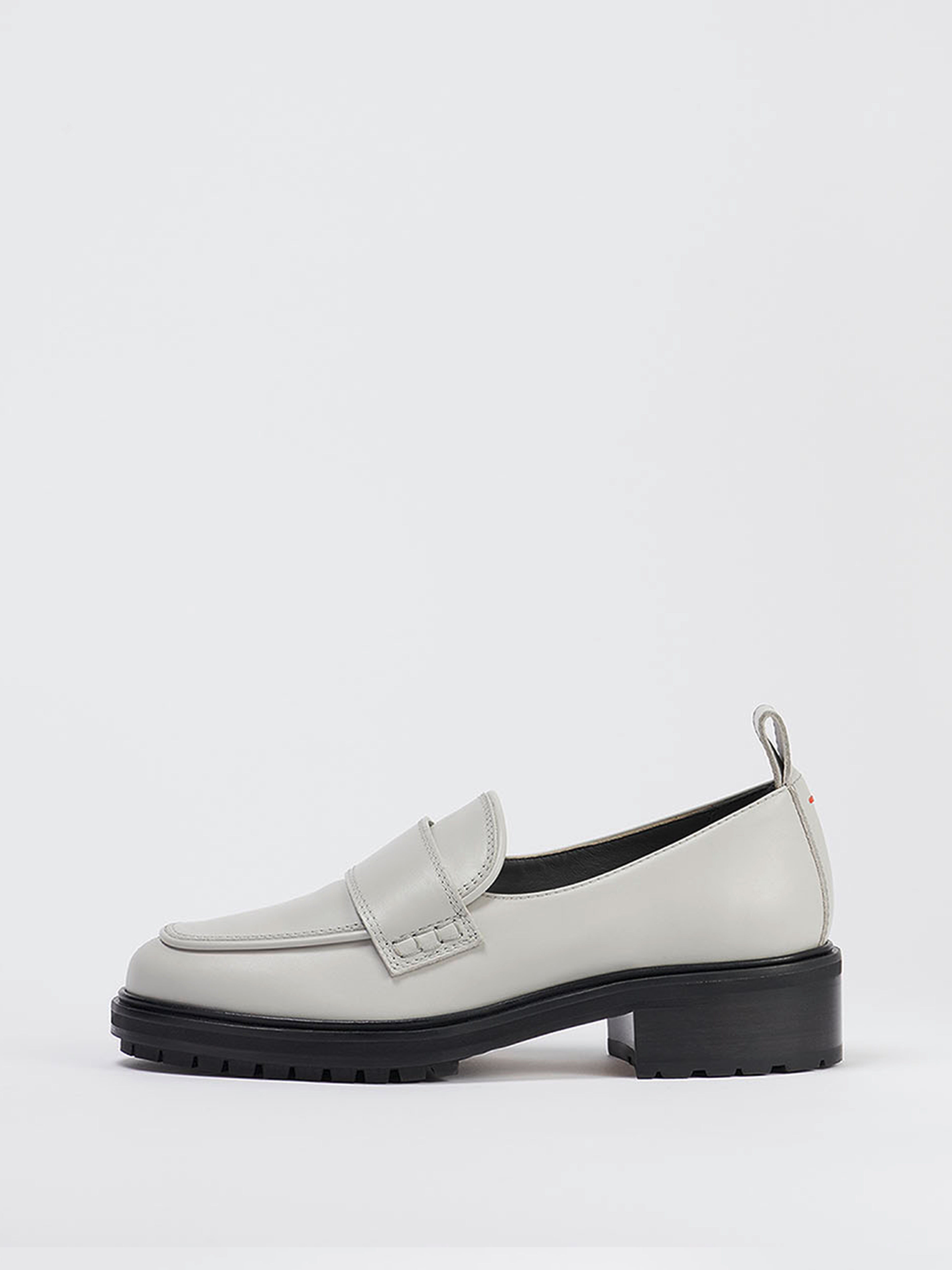 Aeyde | RUTH Chalk Leather Loafer