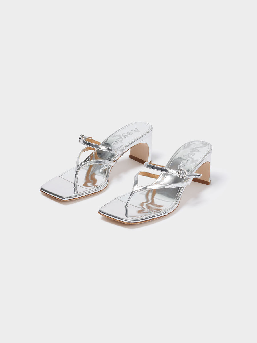 Giselle Leather Toe-Post Sandals