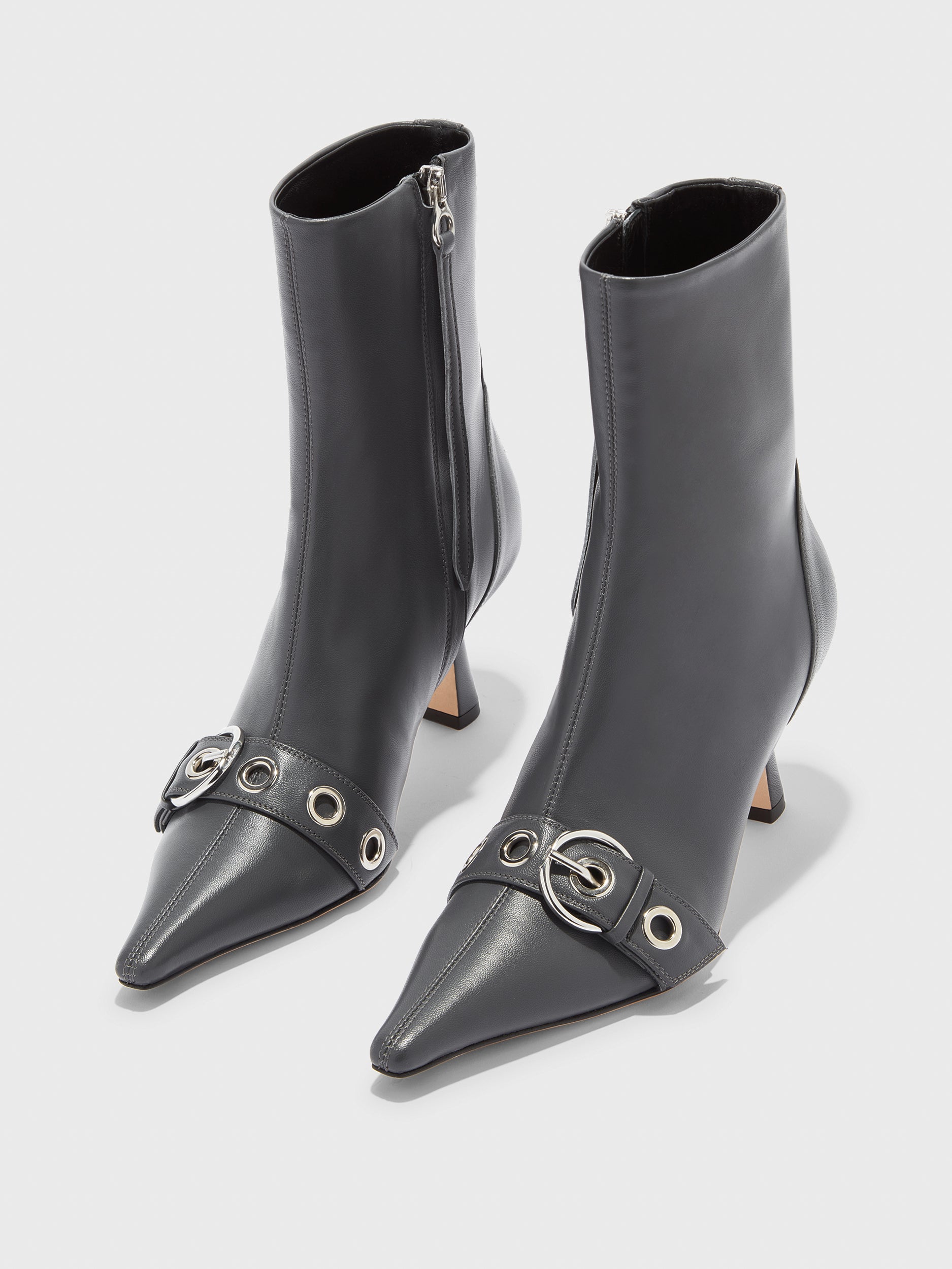 Halima Eyelet Pointed Boots - Image 3