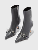 Halima Eyelet Pointed Boots - Image 3