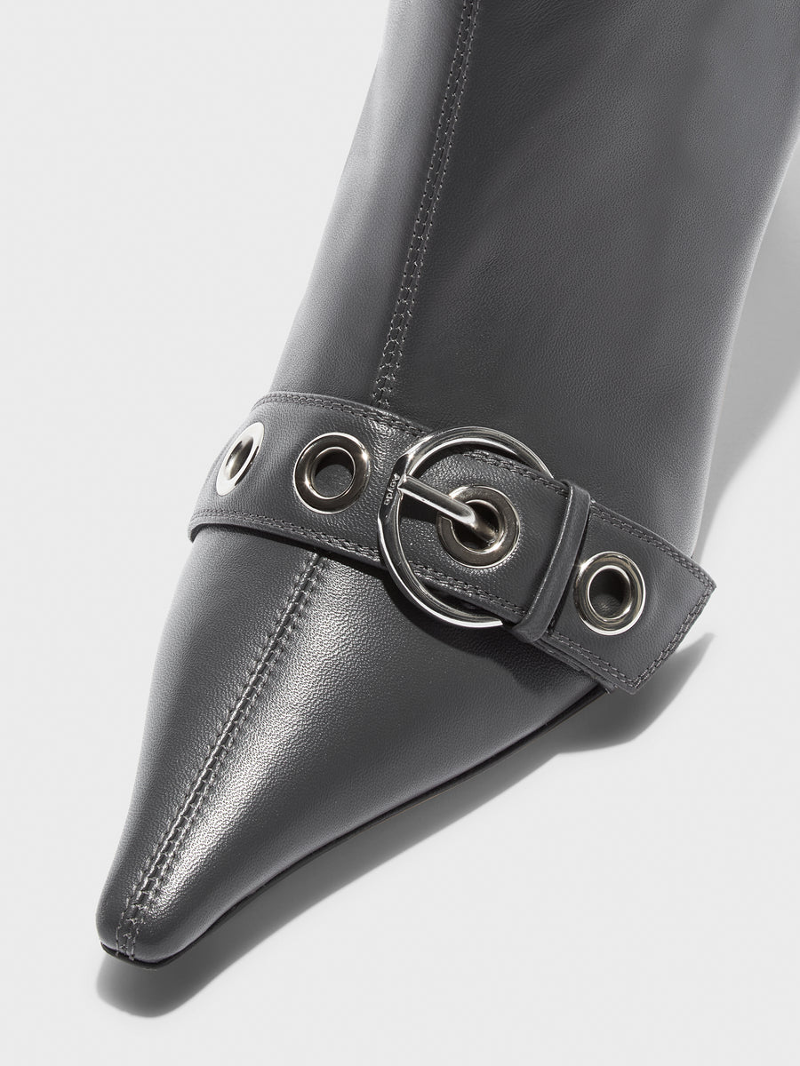 Halima Eyelet Pointed Boots