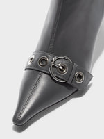 Halima Eyelet Pointed Boots - Image 4