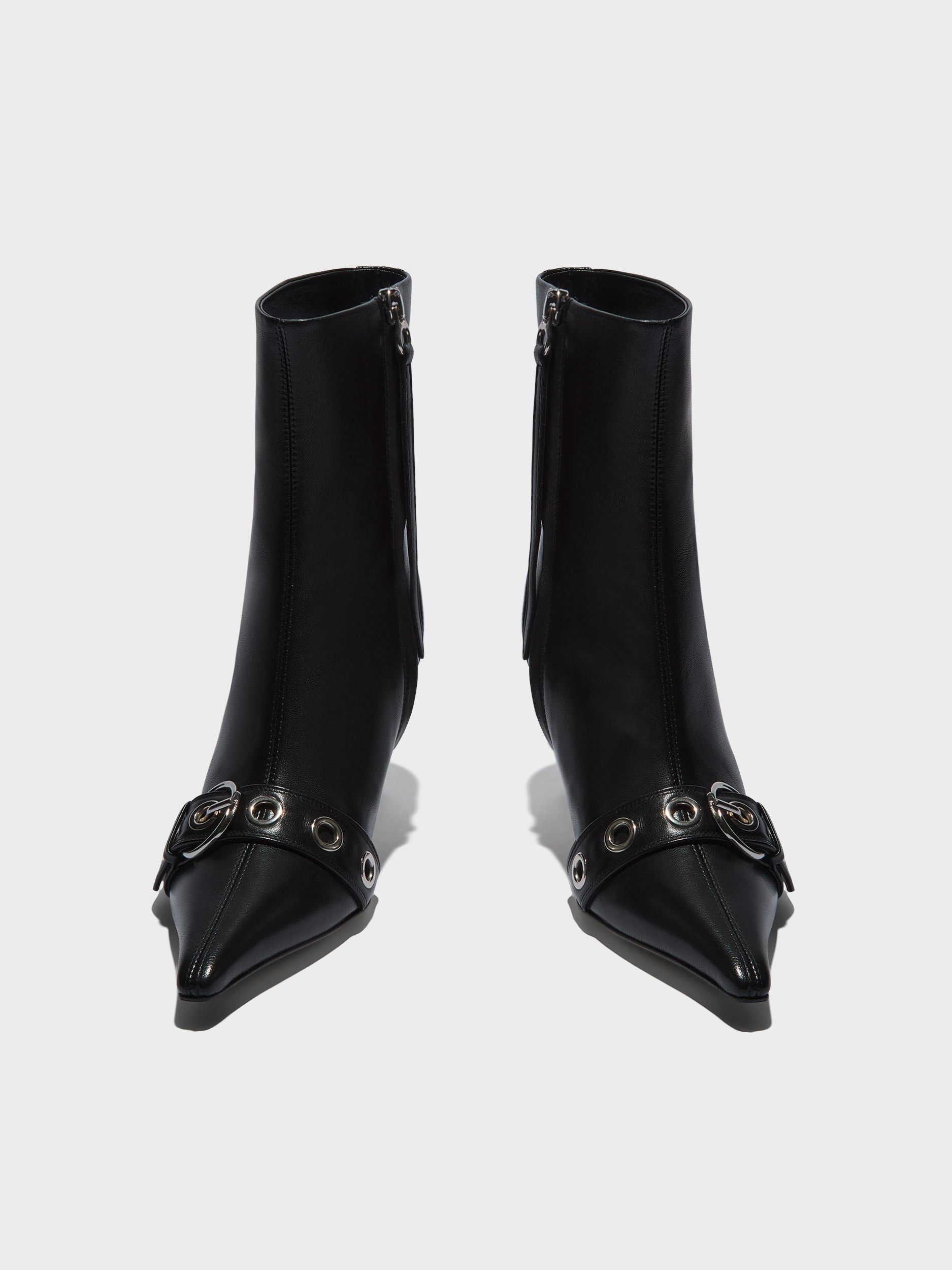 Halima Eyelet Pointed Boots - Image 5