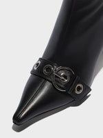 Halima Eyelet Pointed Boots - Image 4