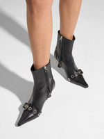 Halima Eyelet Pointed Boots - Image 2