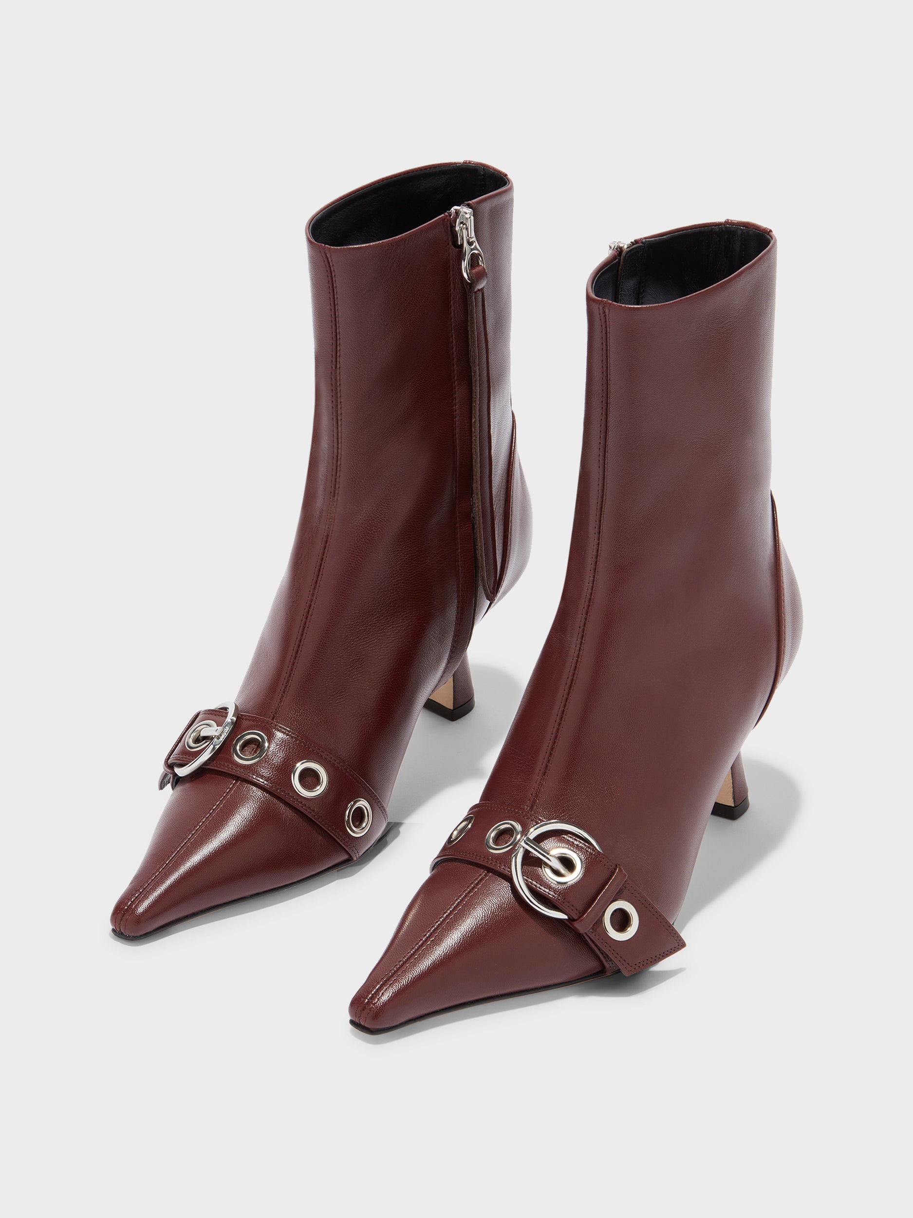 Halima Eyelet Pointed Boots - Image 3