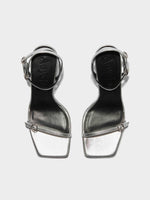 Hallie Leather Stiletto Sandals - Image 5
