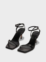 Hallie Leather Stiletto Sandals - Image 2