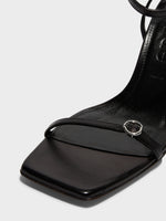 Hallie Leather Stiletto Sandals - Image 3