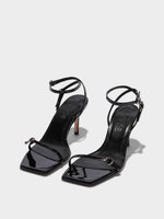 Hallie Leather Stiletto Sandals - Image 2