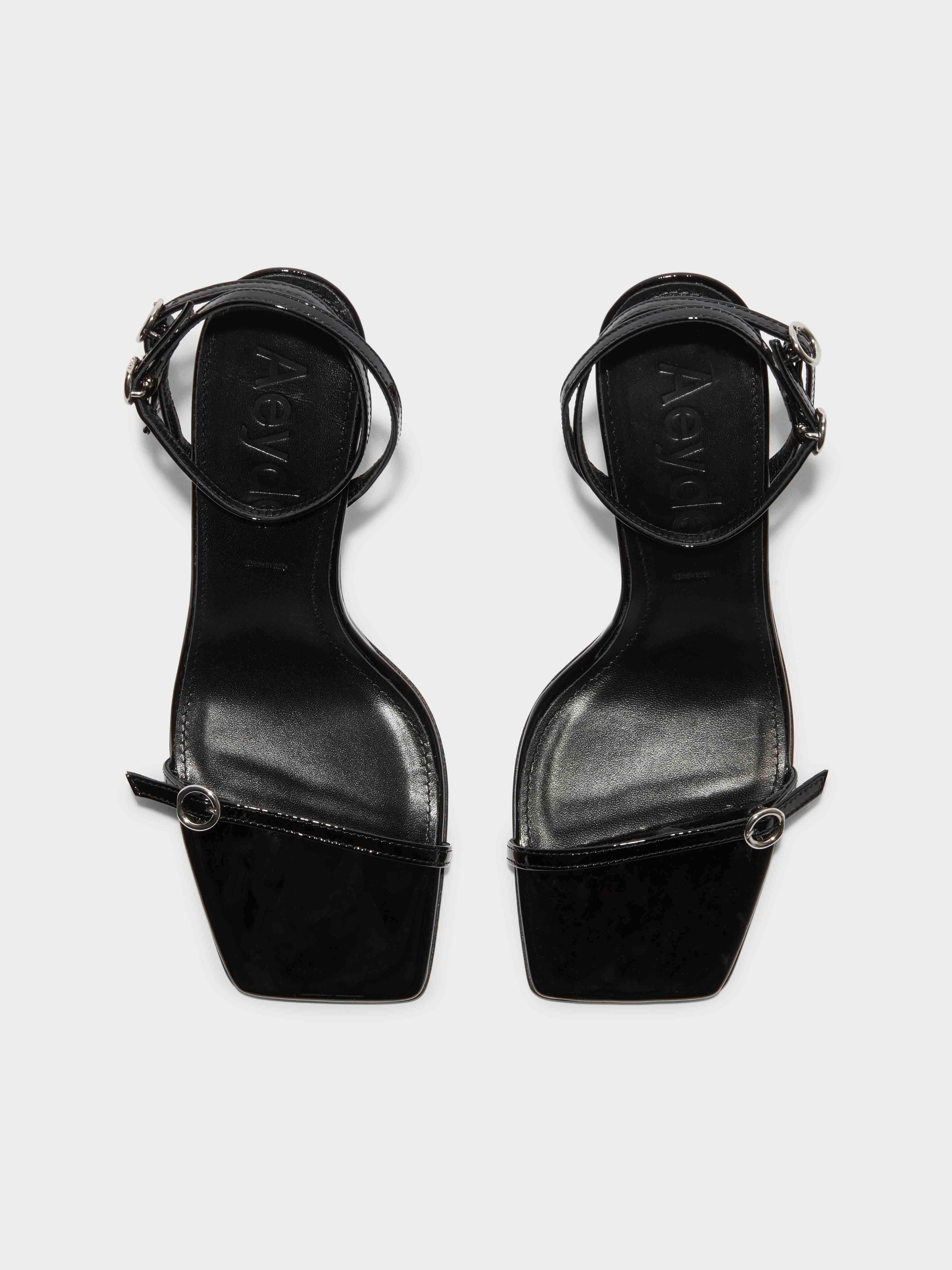 Hallie Leather Stiletto Sandals - Image 5