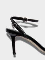 Hallie Leather Stiletto Sandals - Image 4