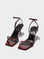 Hallie Leather Stiletto Sandals - Image 2