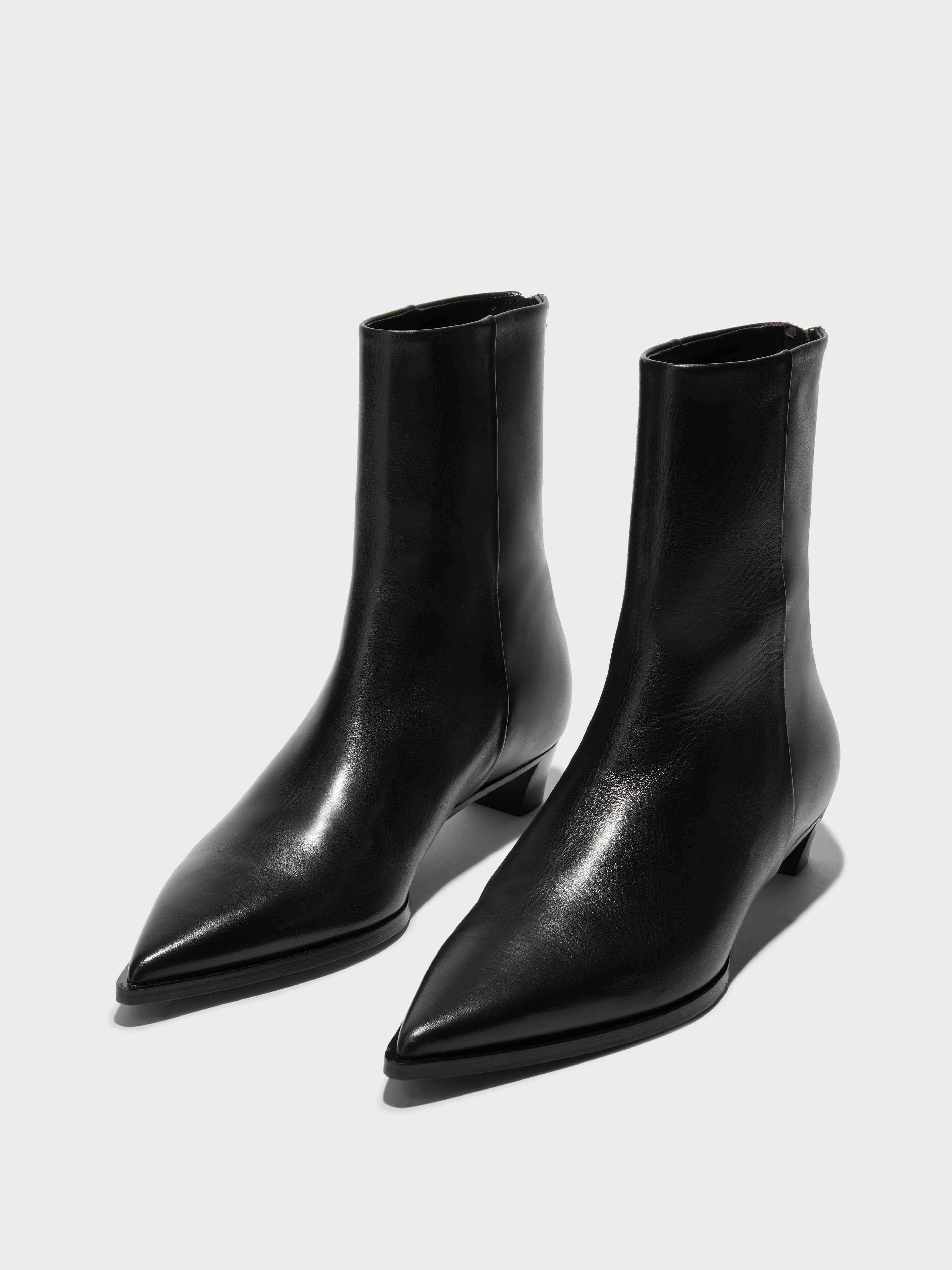 Harriet Leather Ankle Boots - Image 2
