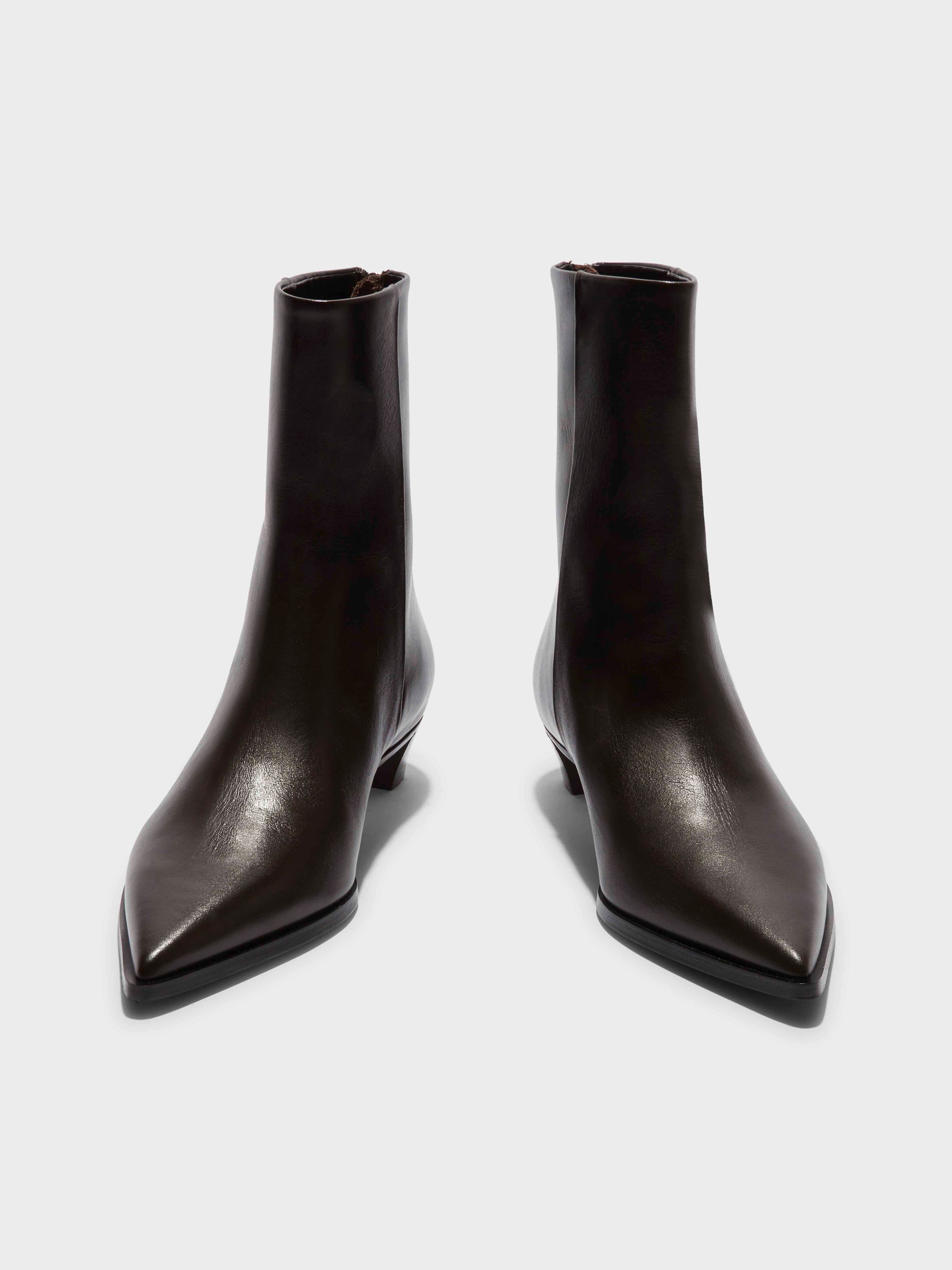 Harriet Leather Ankle Boots - Image 5