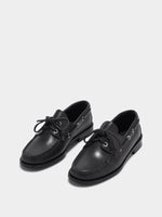 Harris Leather Moccasin Flats - Image 2