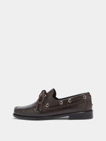 ローファー・オックスフォード aeyde HARRIS COW SUEDE LEATHER BLACK Harris Suede Mocassin Flats – Aeyde