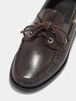 Harris Leather Moccasin Flats - Image 3