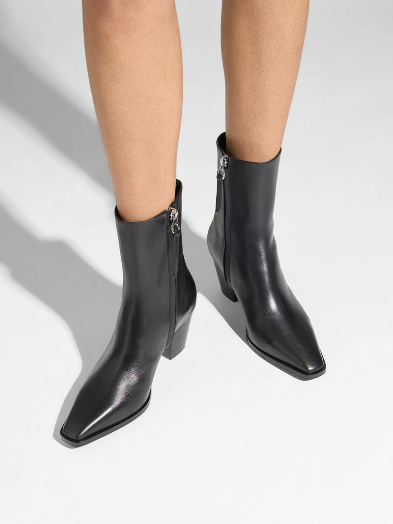 Hedvig Cowboy Ankle Boots