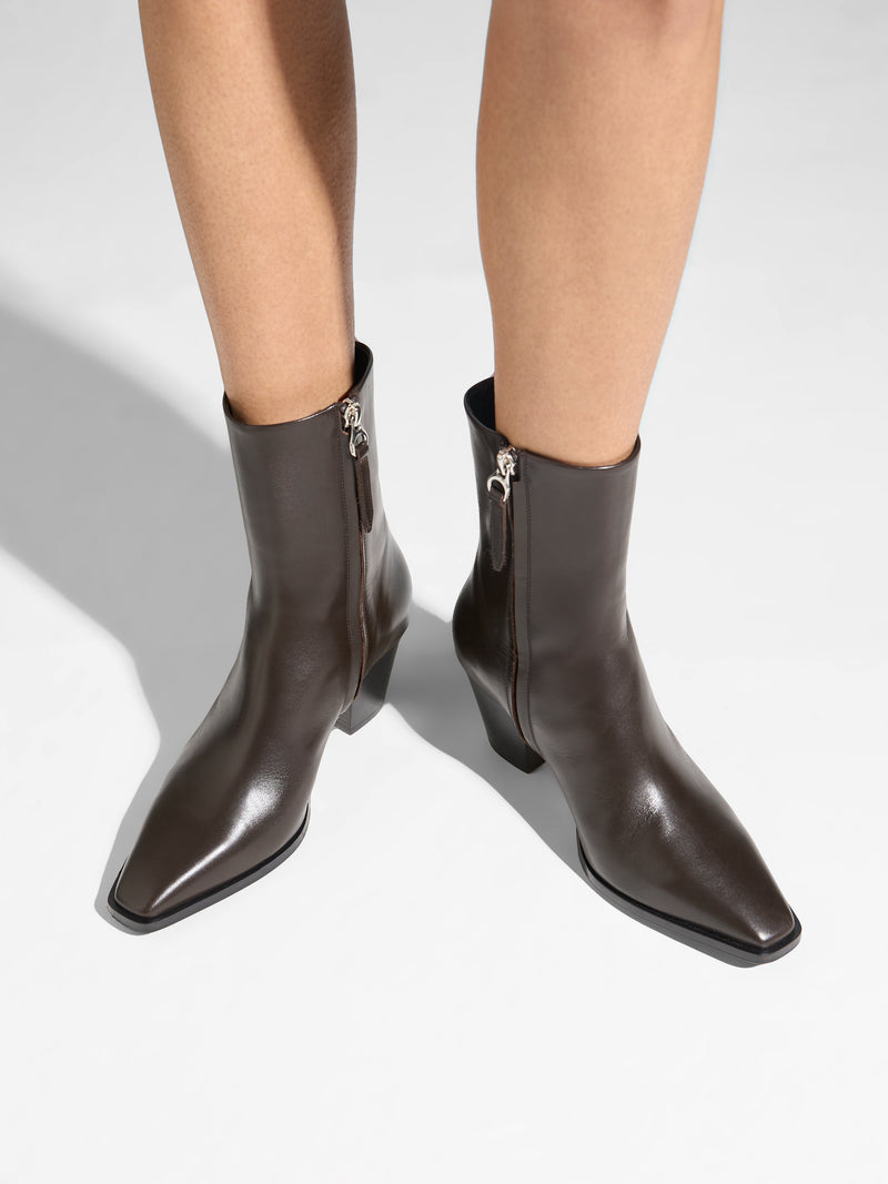 Hedvig Cowboy Ankle Boots