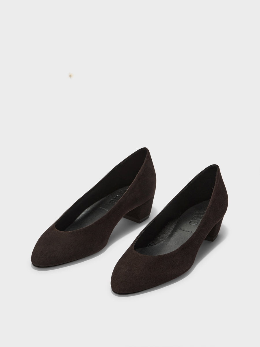 Helia Suede Low-Cut Pumps