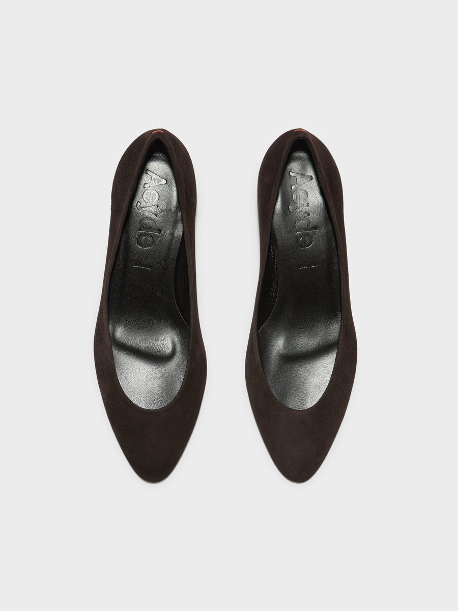 Helia Suede Low-Cut Pumps