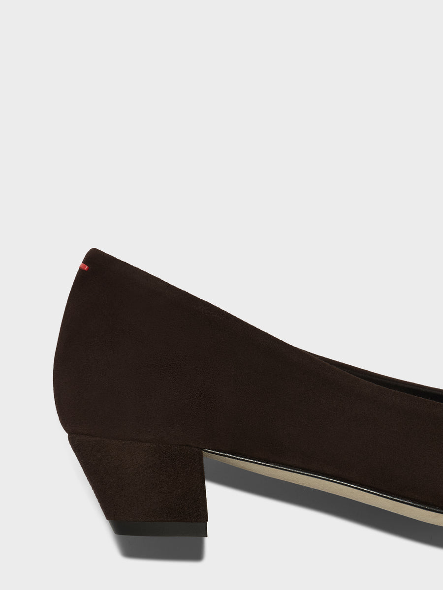 Helia Suede Low-Cut Pumps