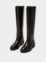Aeyde | HENRY Moka Knee-High Riding Boot