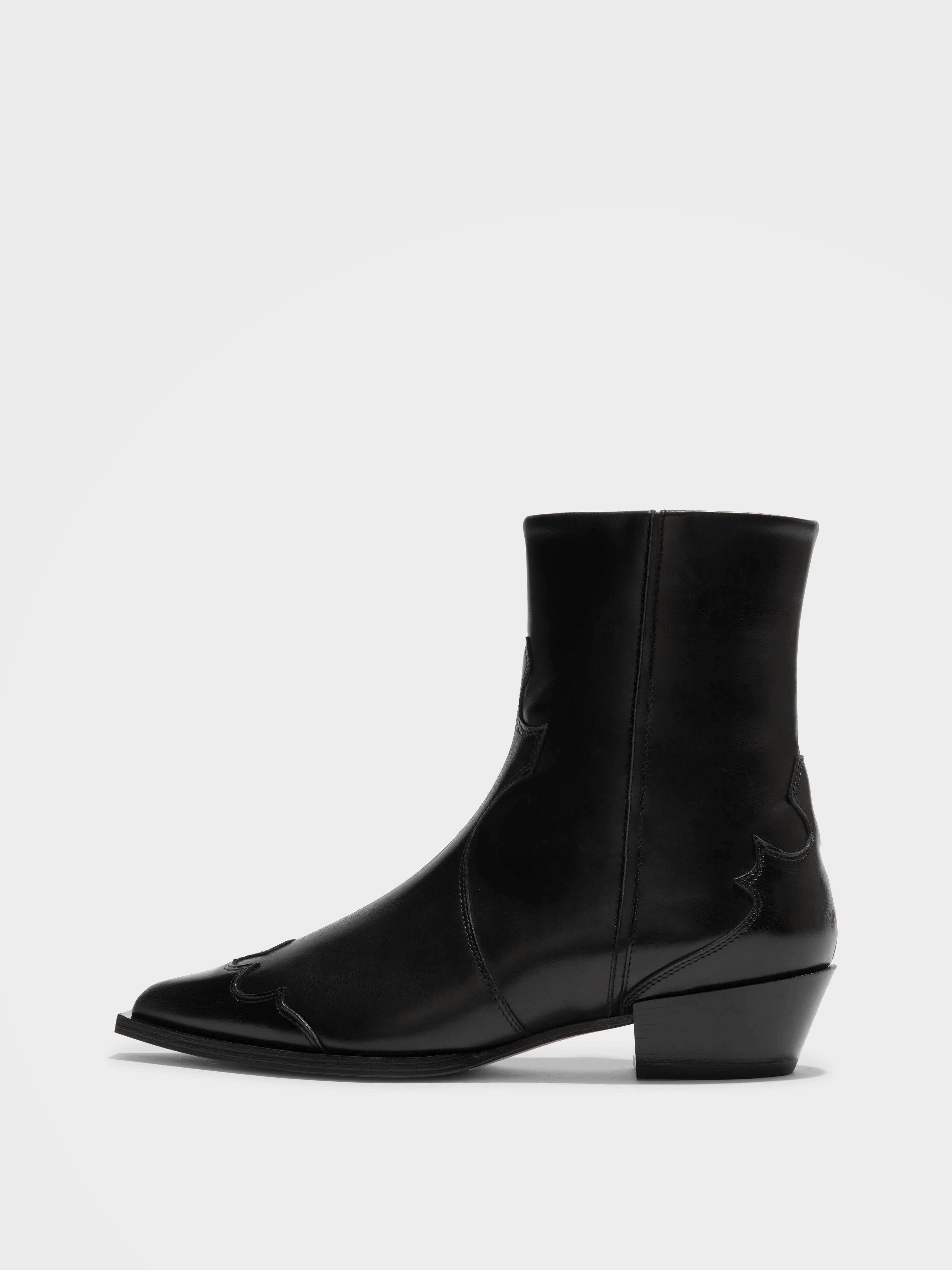 Hester Leather Cowboy Boots - Image 1
