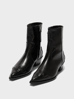Hester Leather Cowboy Boots - Image 2