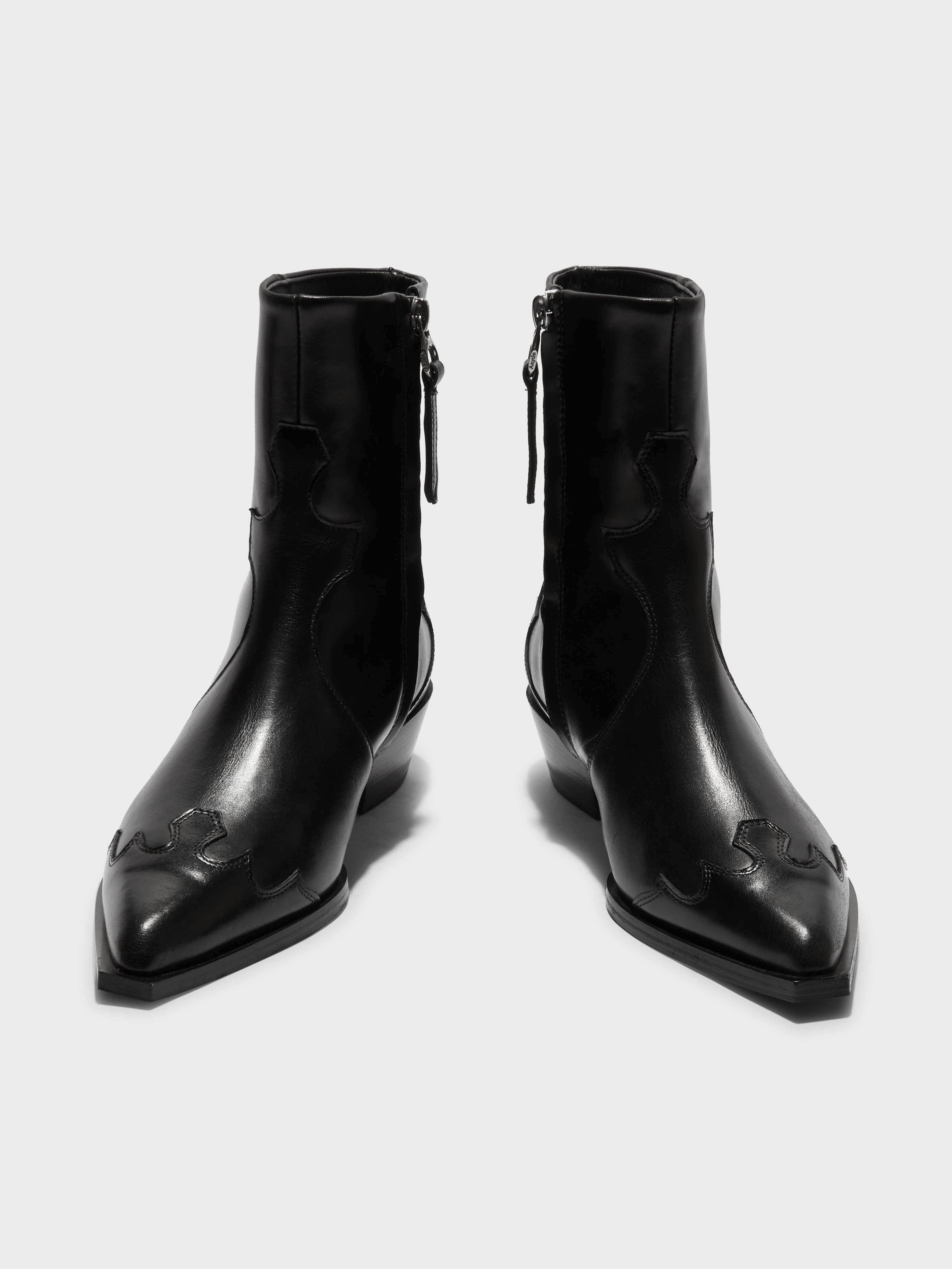 Aeyde | HESTER Black Cowboy Boot