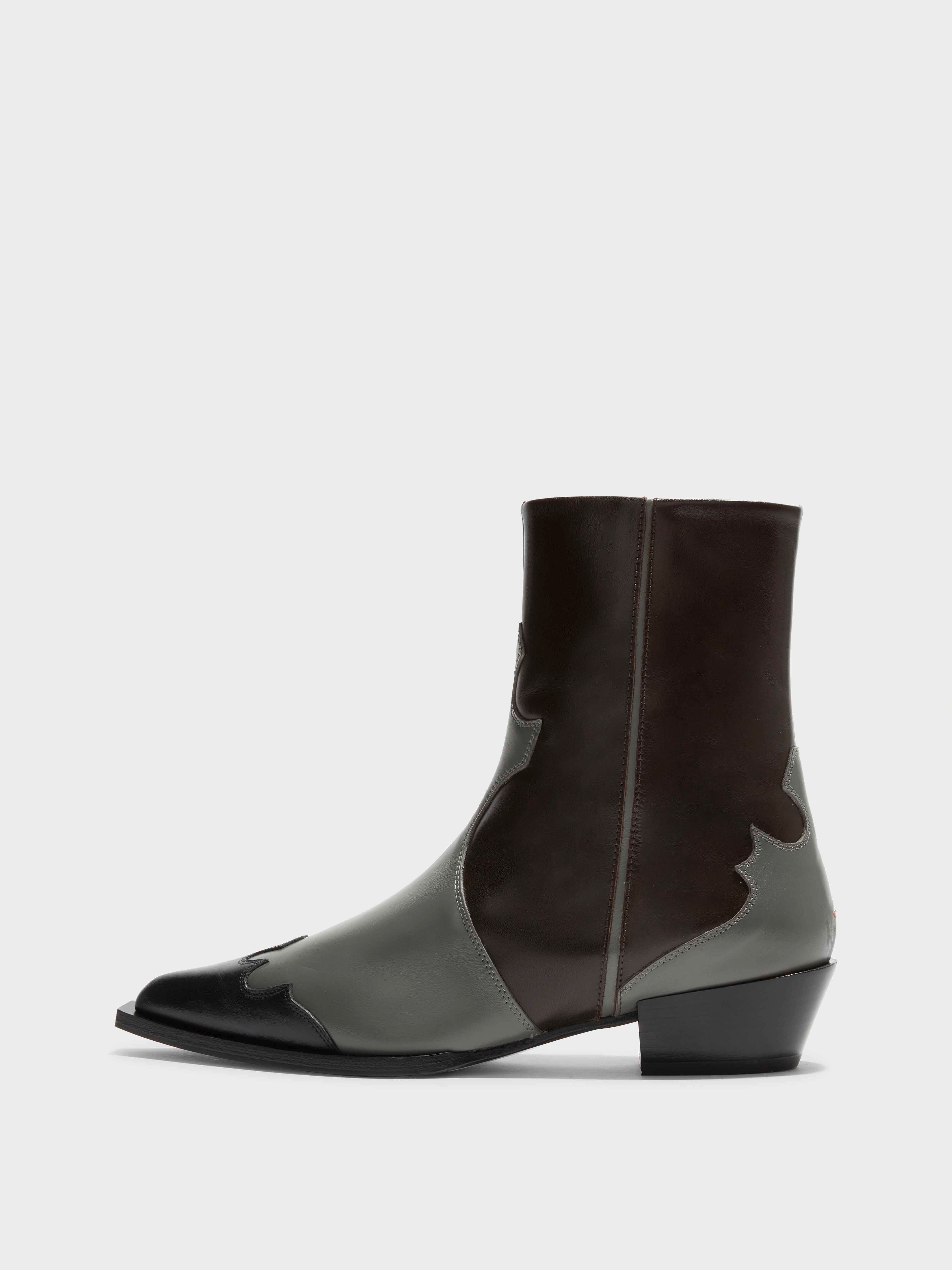 【関税込み】Aeyde ブラック Hester カウボーイブーツ AEYDE-HESTER-COW-SUEDE-LEATHER