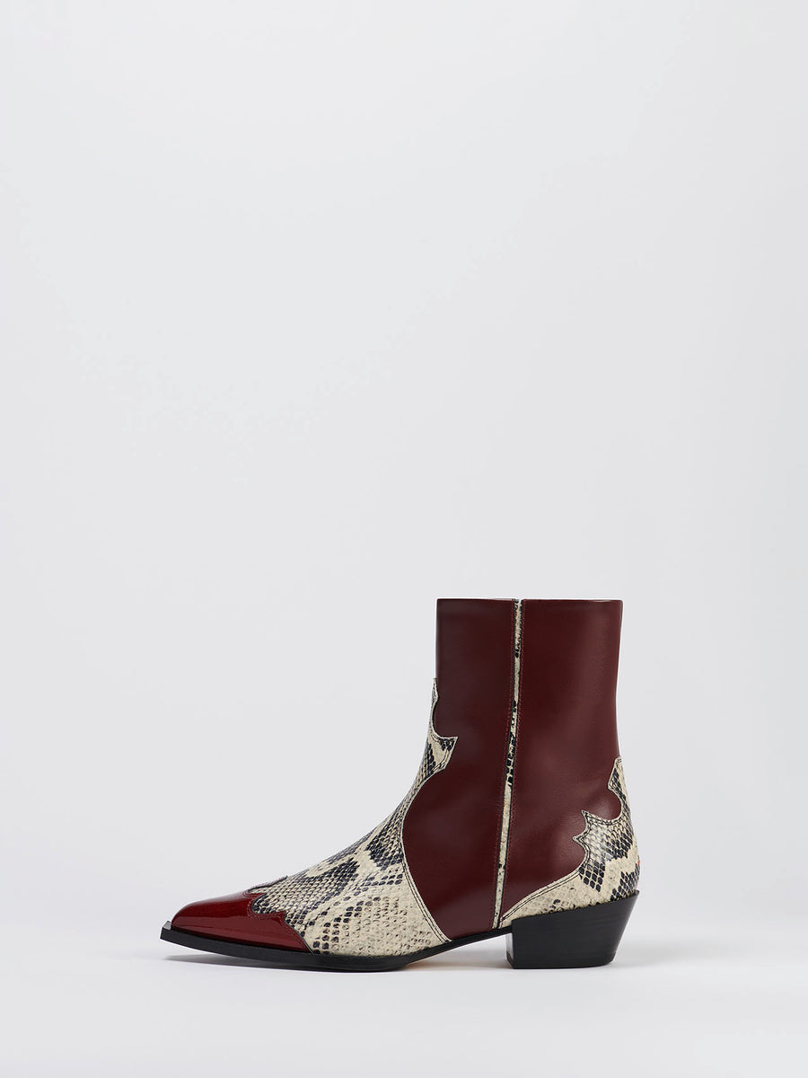 Hester Port/Creamy Calf/Snake