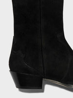 Hester Suede Cowboy Boots - Image 4