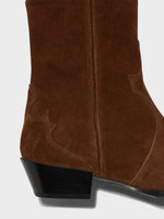 Hester Suede Cowboy Boots - Image 4