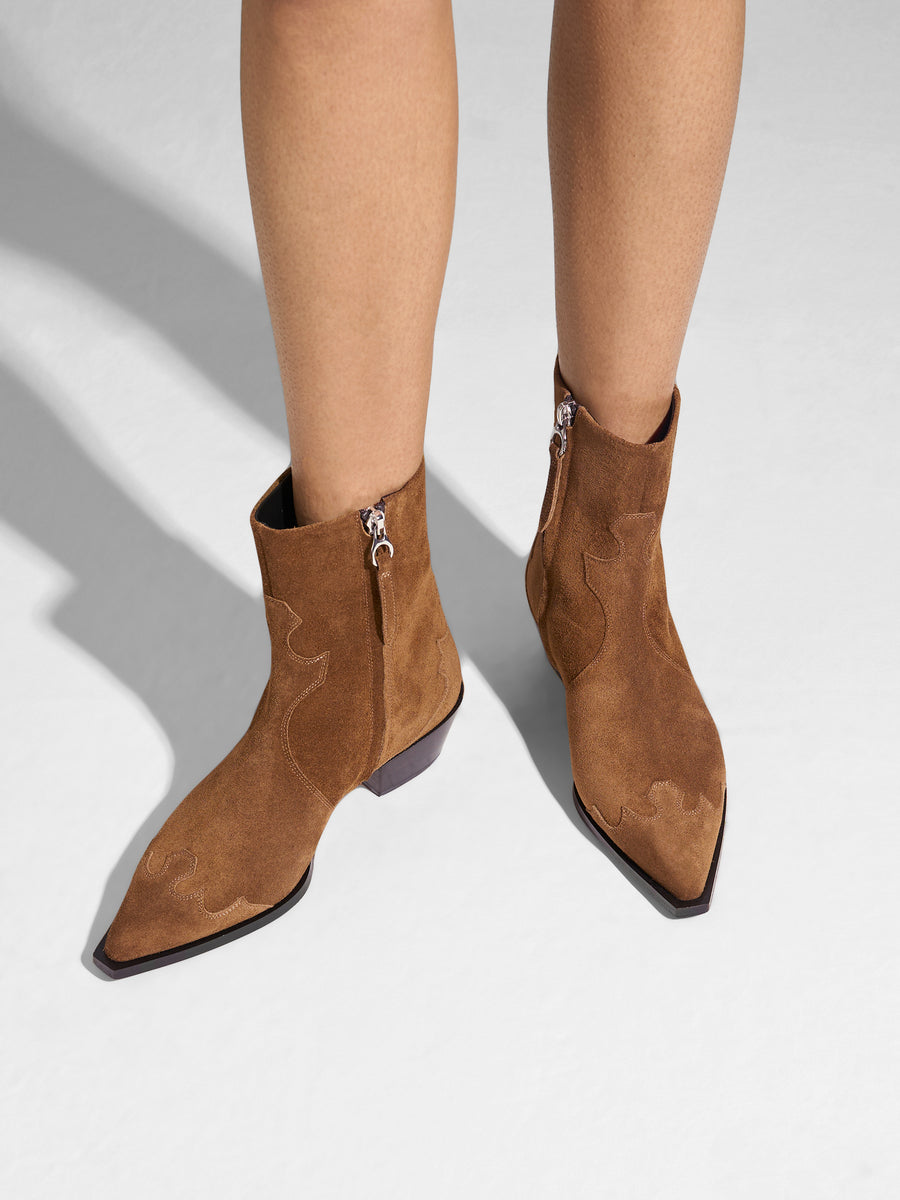 Hester Suede Ankle Boots