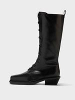Hetta Leather Biker Boots - Image 1