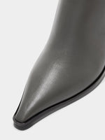 Hexi Leather Ankle Boots - Image 3