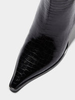 Hexi Leather Ankle Boots - Image 3