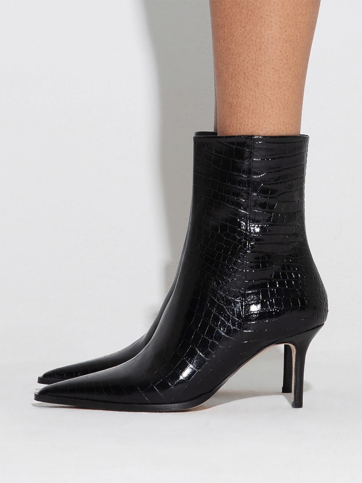 Hexi Leather Ankle Boots - Image 6