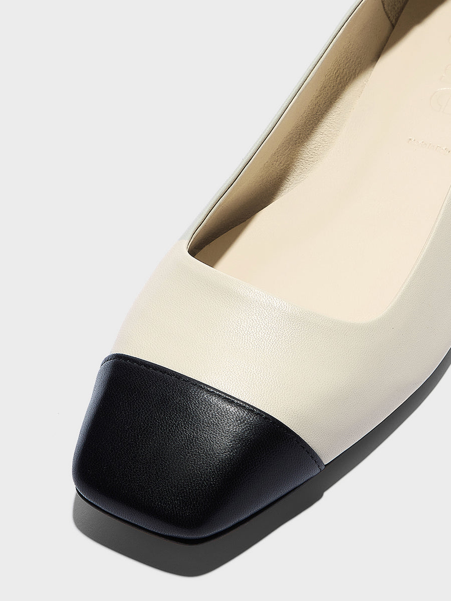 Ida Toe-Cap Ballet Flats