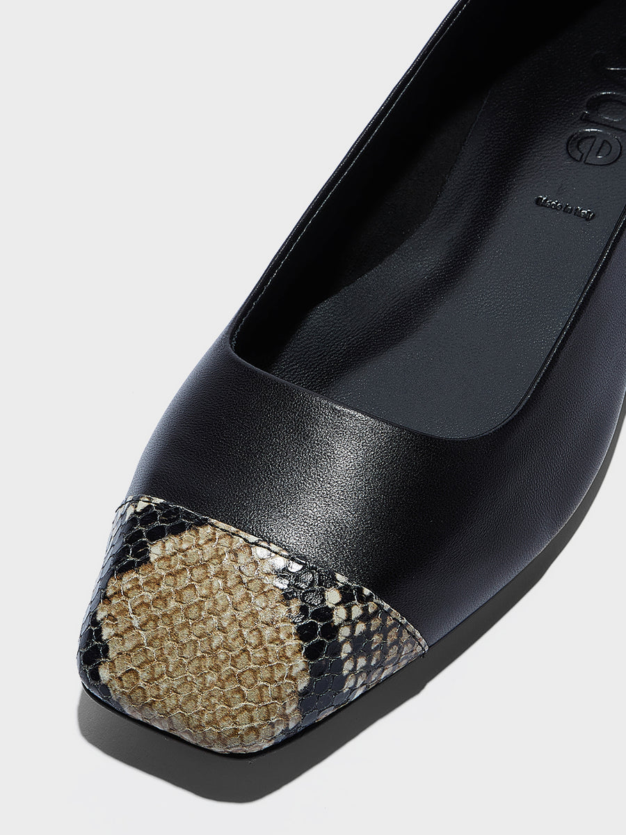 Ida Toe-Cap Ballet Flats