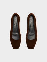 Ida Suede Square-Toe Flats - Image 5