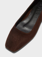 Ida Suede Square-Toe Flats - Image 3