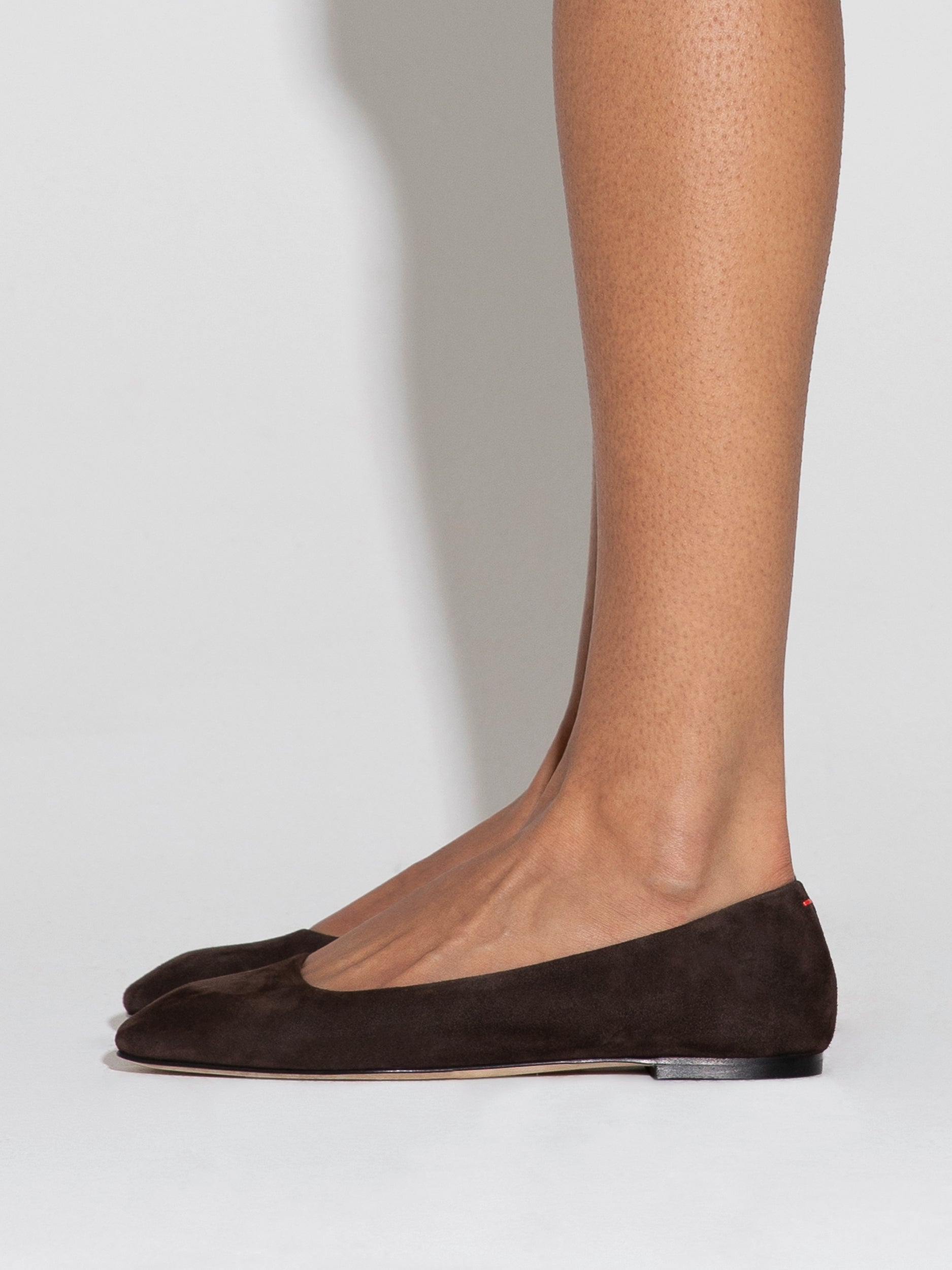 Ida Suede Square-Toe Flats - Image 6