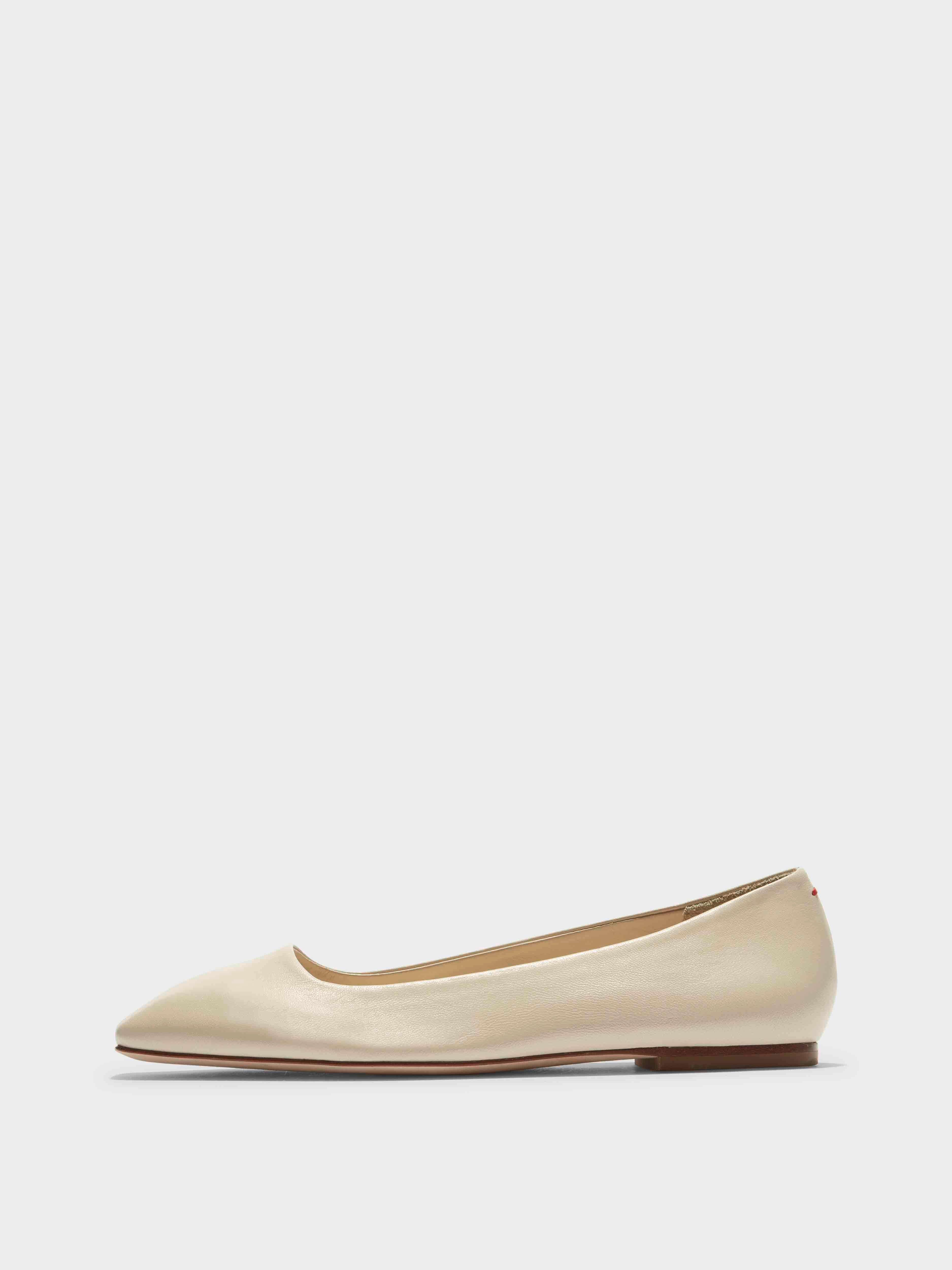 Ida Leather Ballet Flats - Image 1