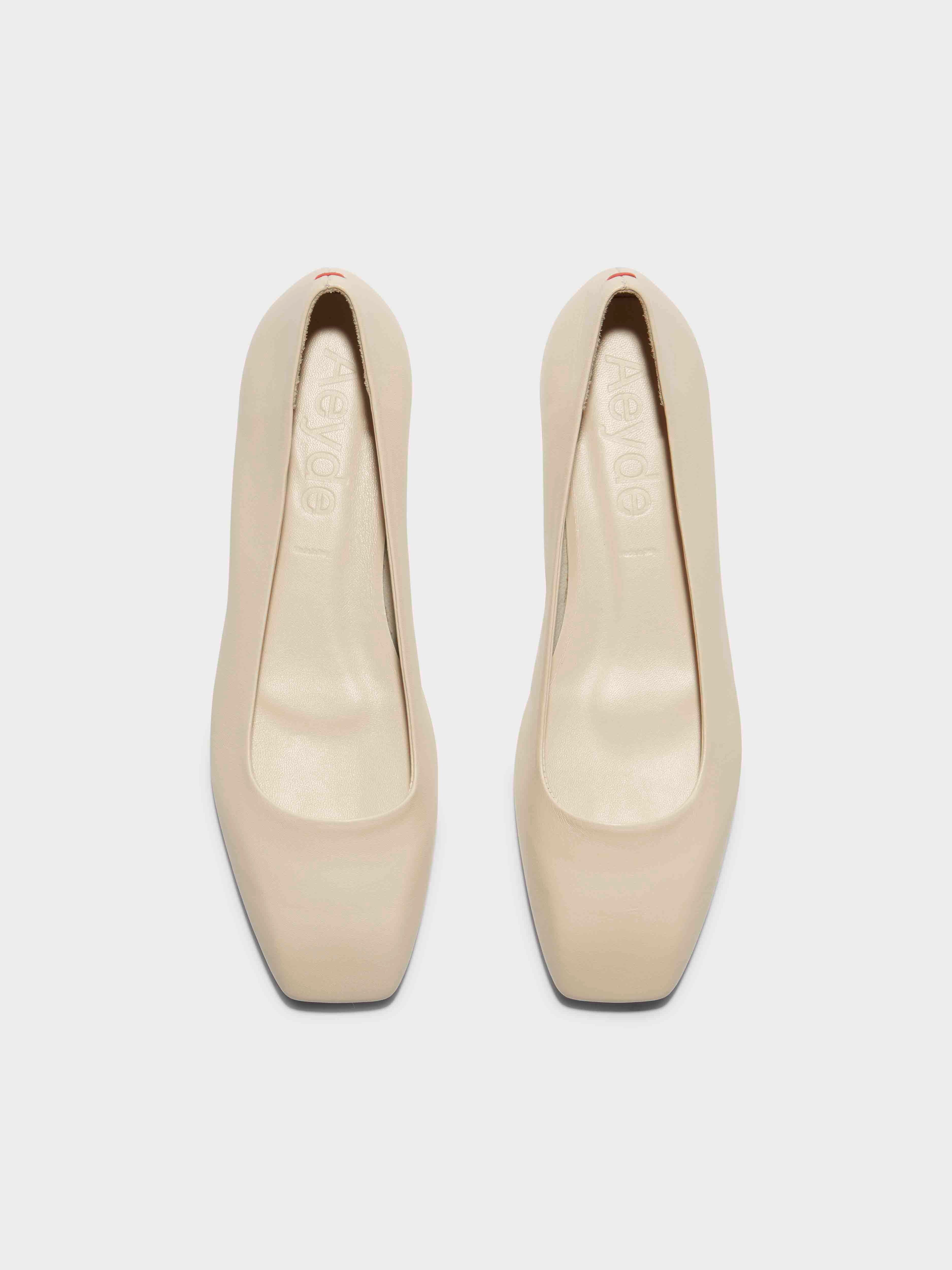 Ida Leather Ballet Flats - Image 5