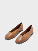 Ida Leather Square-Toe Flats - Image 2