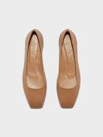 Ida Leather Square-Toe Flats - Image 5