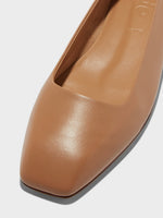 Ida Leather Square-Toe Flats - Image 3